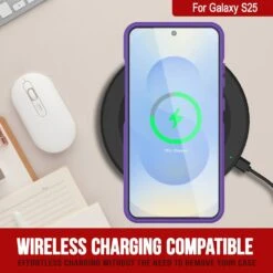 PunkCase Galaxy S25 Case, [Spartan 2.0 Series] Clear Rugged Heavy Duty Cover [Purple] -Phone Vibe Shop punkcase galaxy s25 case spartan 2 series clear rugged heavy duty cover with military standards ultra slim light 360 full body protection 3 44e55e0b 9a06 45fb bda2 2ca2a8ea4b1e