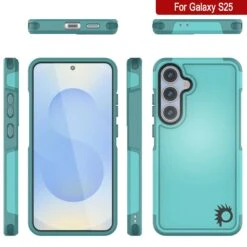 PunkCase Galaxy S25 Case, [Spartan 2.0 Series] Clear Rugged Heavy Duty Cover [Light Blue] -Phone Vibe Shop punkcase galaxy s25 case spartan 2 series clear rugged heavy duty cover with military standards ultra slim light 360 full body protection 5 21025f30 5e44 4abe 8194 73dbd258f9bd