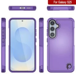 PunkCase Galaxy S25 Case, [Spartan 2.0 Series] Clear Rugged Heavy Duty Cover [Purple] -Phone Vibe Shop punkcase galaxy s25 case spartan 2 series clear rugged heavy duty cover with military standards ultra slim light 360 full body protection 5 b18ff64b 32cd 4d0d 8f01 6947620ae1c1