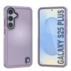 PunkCase Galaxy S25+ Plus Case, [Spartan 2.0 Series] Clear Rugged Heavy Duty Cover [Lilac]