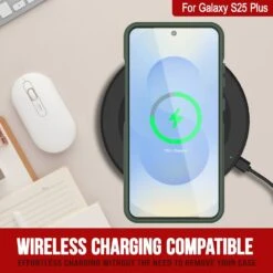 PunkCase Galaxy S25+ Plus Case, [Spartan 2.0 Series] Clear Rugged Heavy Duty Cover [Dark Green] -Phone Vibe Shop punkcase galaxy s25 plus case spartan 2 series rugged heavy duty cover with military standards ultra slim light 360 full body protection 3 543927f9 791d 4937 8500 3fcd1f3f2889