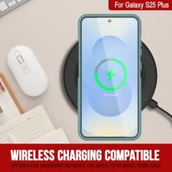 PunkCase Galaxy S25+ Plus Case, [Spartan 2.0 Series] Clear Rugged Heavy Duty Cover [Teal] -Phone Vibe Shop punkcase galaxy s25 plus case spartan 2 series rugged heavy duty cover with military standards ultra slim light 360 full body protection 3 ed380414 ef68 4a62 ac56 be574b2bbae1