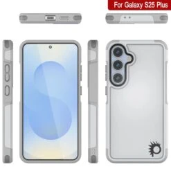 PunkCase Galaxy S25+ Plus Case, [Spartan 2.0 Series] Clear Rugged Heavy Duty Cover [White] -Phone Vibe Shop punkcase galaxy s25 plus case spartan 2 series rugged heavy duty cover with military standards ultra slim light 360 full body protection 5 0866fc2b ac2a 4155 9391 9071d2a513d6