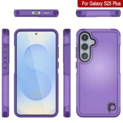 PunkCase Galaxy S25+ Plus Case, [Spartan 2.0 Series] Clear Rugged Heavy Duty Cover [Purple] -Phone Vibe Shop punkcase galaxy s25 plus case spartan 2 series rugged heavy duty cover with military standards ultra slim light 360 full body protection 5 e28e70ec fc0e 46ff a1f7 1d1ff32f9100