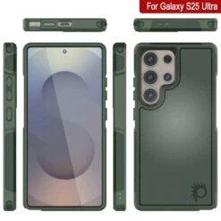 PunkCase Galaxy S25 Ultra Case, [Spartan 2.0 Series] Clear Rugged Heavy Duty Cover [Dark Green] -Phone Vibe Shop punkcase galaxy s25 ultra case spartan 2 series rugged heavy duty cover with military standards ultra slim light 360 full body protection 5 21440600 babf 485b bf5a dba0779d5de8