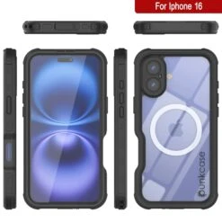 Phone Vibe Shop -Phone Vibe Shop punkcase iphone 16 waterproof aluminum case metal extreme 3 0 series ip68 rugged bumper cover w buillt in screen protector ultimate dual layer military grade 8