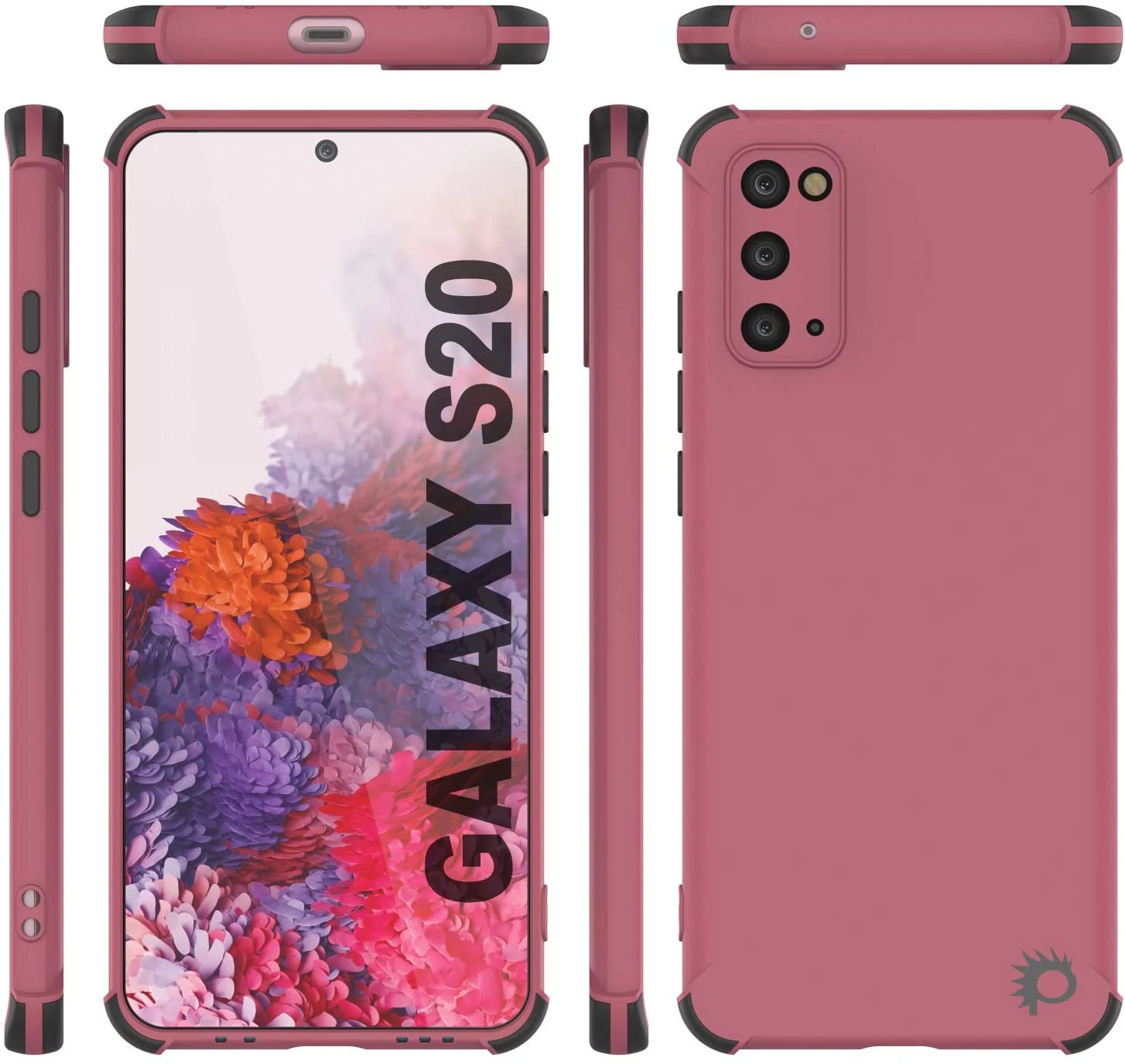 Punkcase Protective & Lightweight TPU Case [Sunshine Series] For Galaxy S20 [Rose] - Image 7