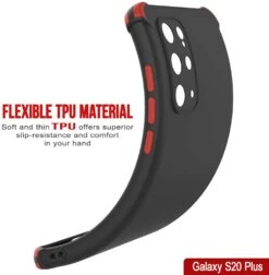 Punkcase Protective & Lightweight TPU Case [Sunshine Series] For Galaxy S20+ Plus [Black] -Phone Vibe Shop punkcase designed for galaxy s20 plus case sunshine series protective lightweight tpu case w shock absorbing corners compatible w galaxy s20 plus 2020 antishock slim 3