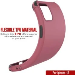 Punkcase Protective & Lightweight TPU Case [Sunshine Series] For IPhone 12 [Rose] -Phone Vibe Shop punkcase designed for iphone 12 case sunshine series protective lightweight tpu case w shock absorbing corners compatible w iphone 12 2020 antishock slim fit 38 8442bbaf c223 46dd 85e