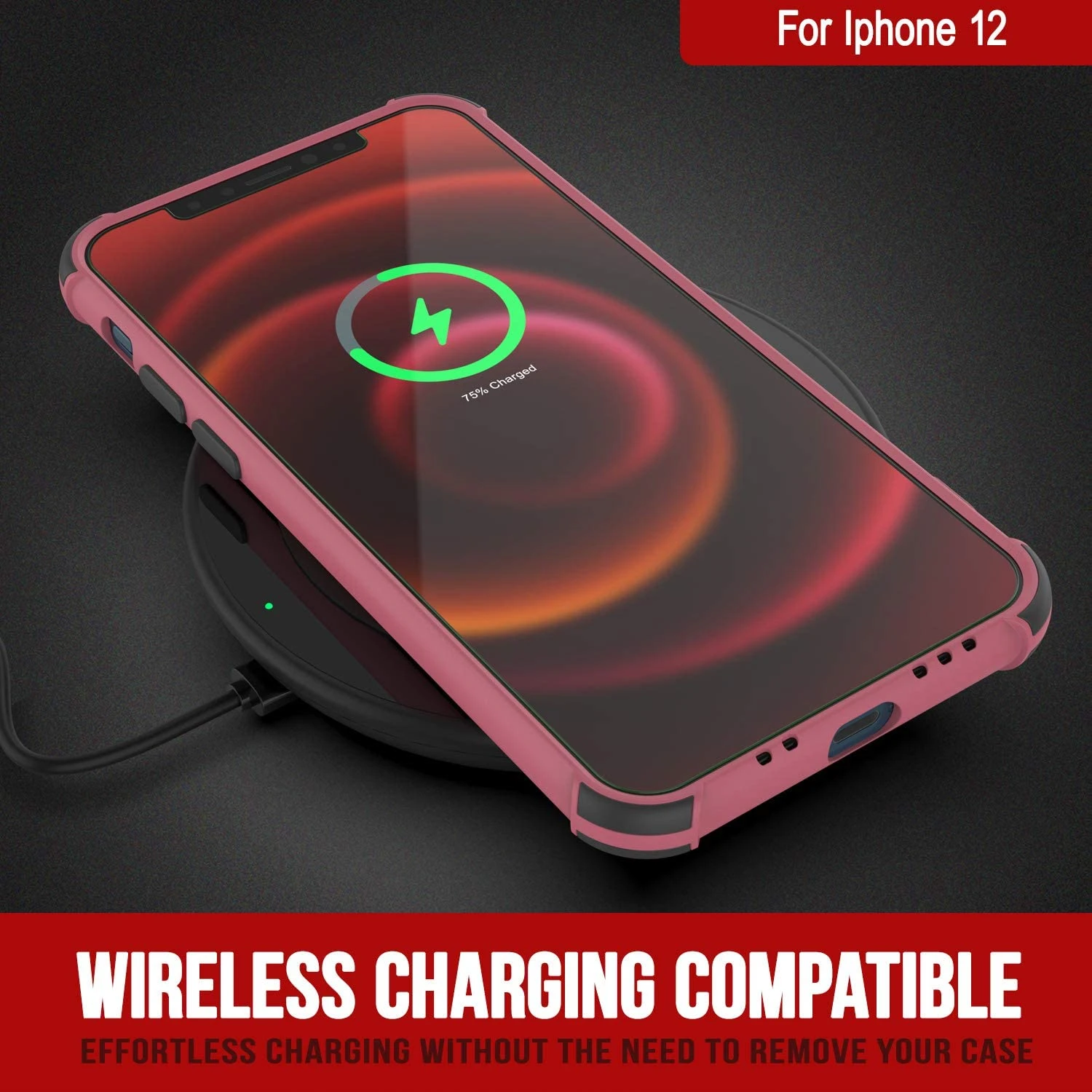 Punkcase Protective & Lightweight TPU Case [Sunshine Series] For IPhone 12 [Rose] - Image 6