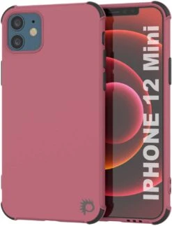 Punkcase Protective & Lightweight TPU Case [Sunshine Series] For IPhone 12 Mini [Rose]