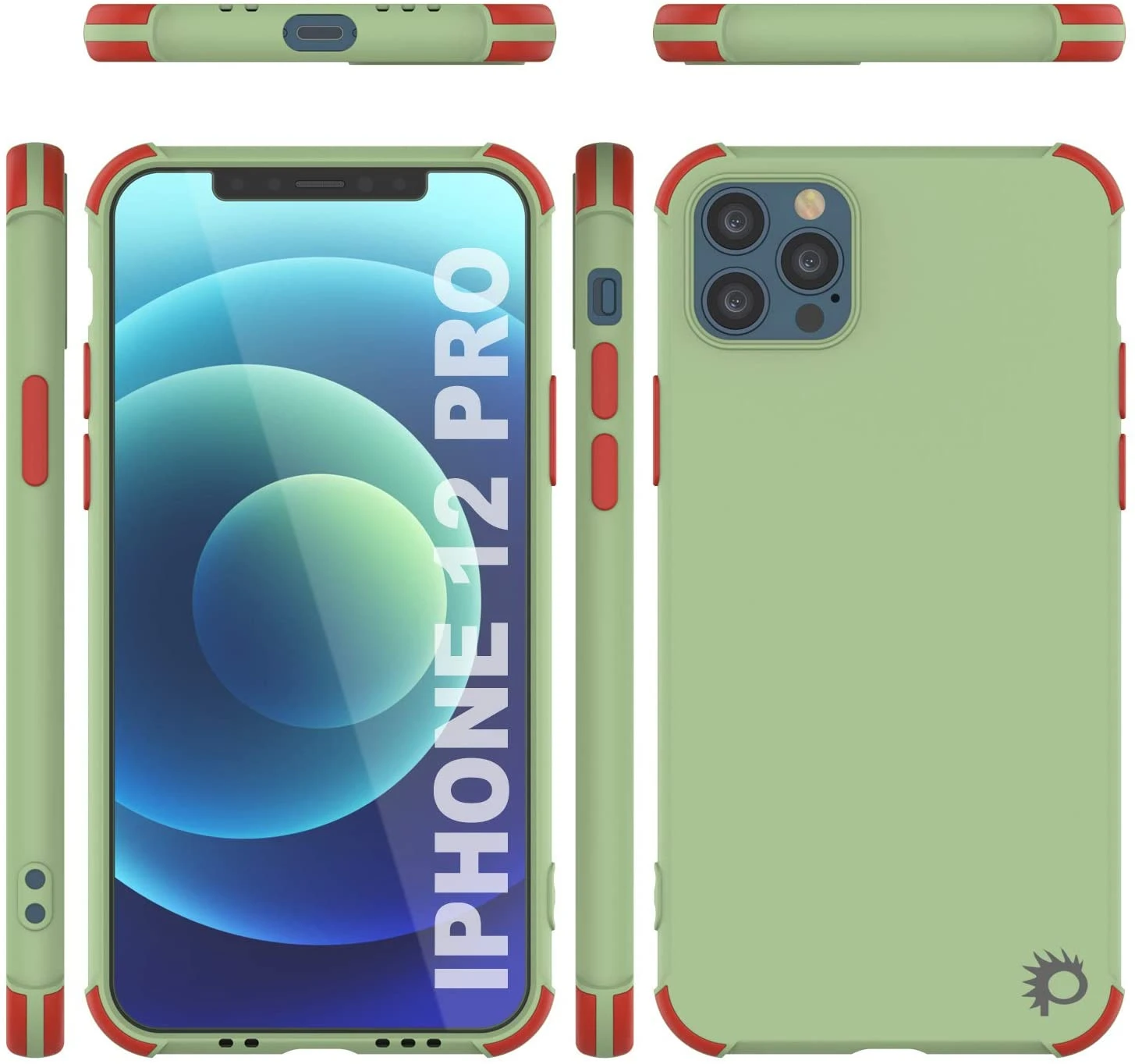 Punkcase Protective & Lightweight TPU Case [Sunshine Series] For IPhone 12 Pro [Light Green] - Image 7