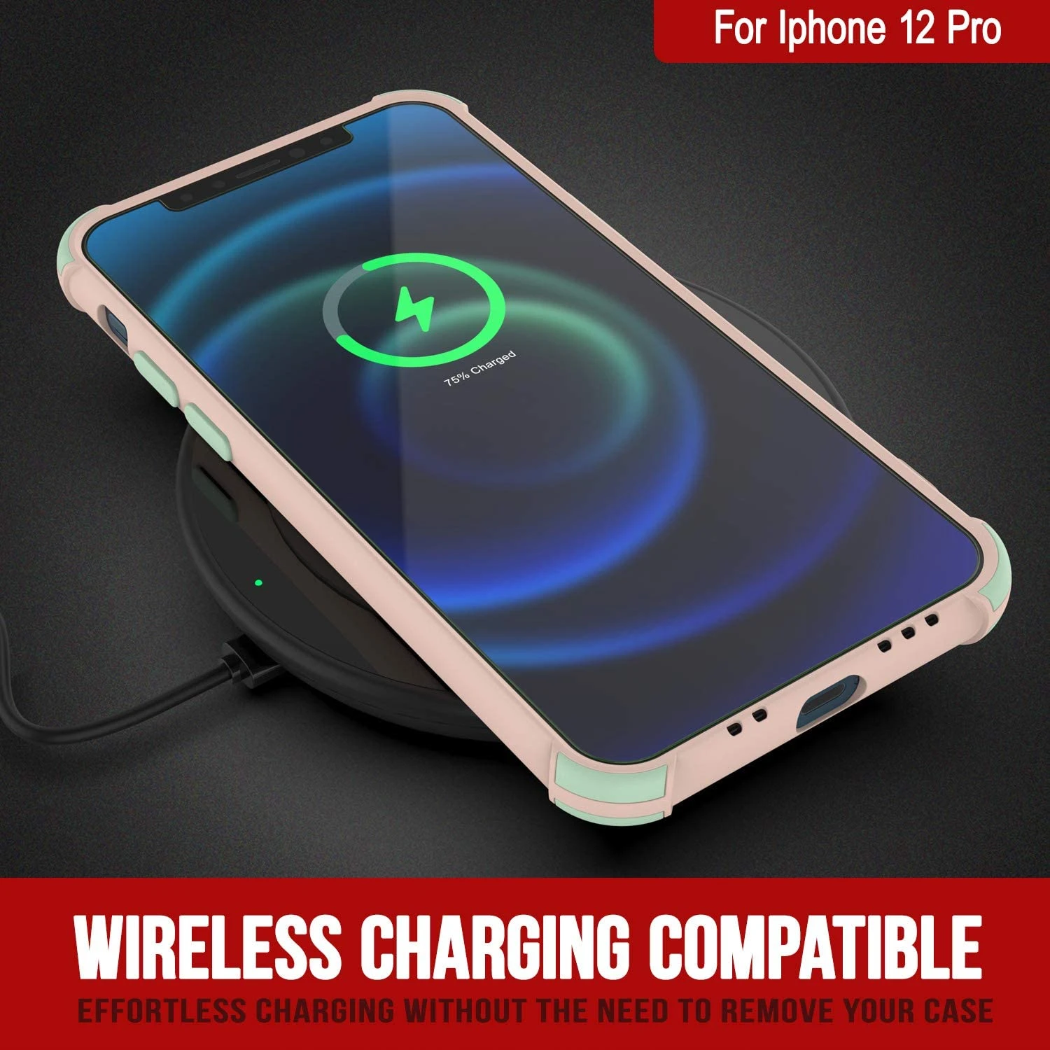 Punkcase Protective & Lightweight TPU Case [Sunshine Series] For IPhone 12 Pro [Pink] - Image 6