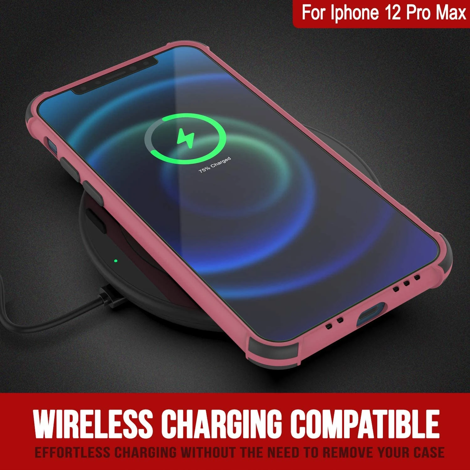 Punkcase Protective & Lightweight TPU Case [Sunshine Series] For IPhone 12 Pro Max [Rose] - Image 6