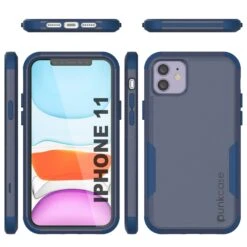 Punkcase For IPhone 11 Belt Clip Multilayer Holster Case [Patron Series] [Navy] -Phone Vibe Shop punkcase for iphone 11 belt clip holster case patron series 4 1 rugged sturdy strong durable soft inner hard outer shell protective multilayer phone cover w integrated kickstand 4 92c