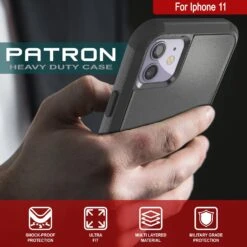 Punkcase For IPhone 11 Belt Clip Multilayer Holster Case [Patron Series] [Black] -Phone Vibe Shop punkcase for iphone 11 belt clip holster case patron series 4 1 rugged sturdy strong durable soft inner hard outer shell protective multilayer phone cover w integrated kickstand 6