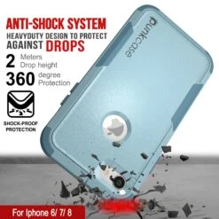 Punkcase For IPhone 7 Belt Clip Multilayer Holster Case [Patron Series] [Mint] -Phone Vibe Shop punkcase for iphone 8 belt clip holster case patron series 4 1 rugged sturdy strong durable soft inner hard outer shell protective multilayer phone cover w integrated kickstand 3 99af