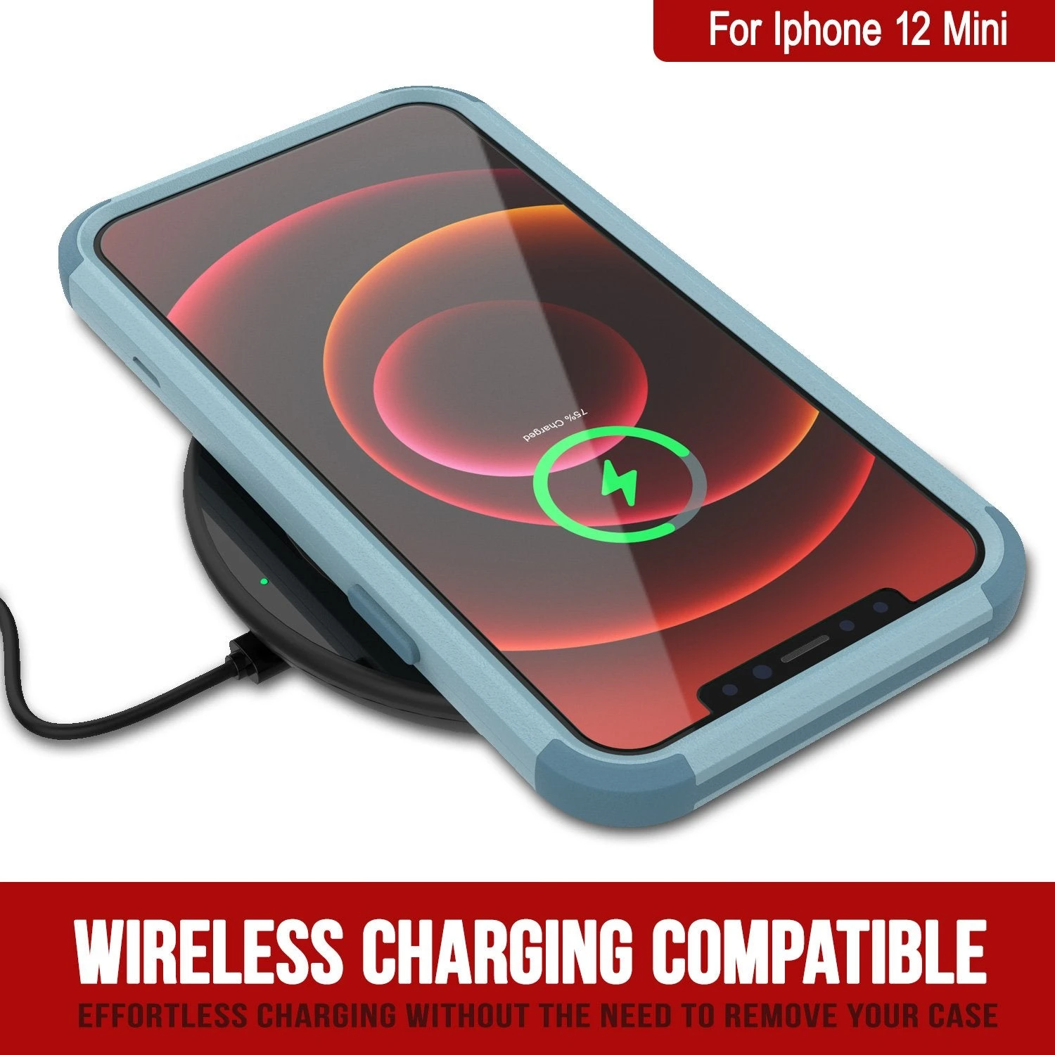 Punkcase For IPhone 12 Mini Belt Clip Multilayer Holster Case [Patron Series] [Mint] - Image 10