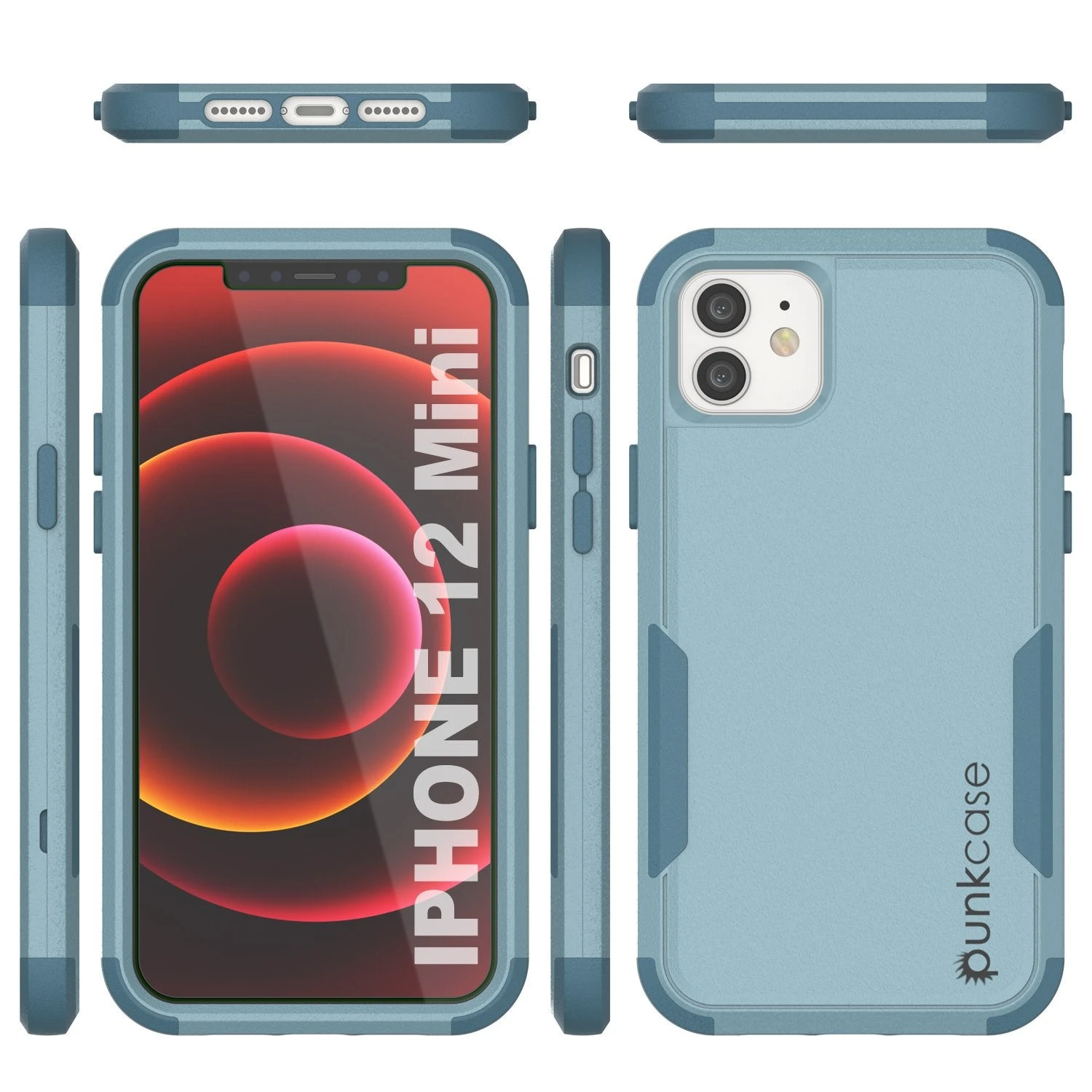 Punkcase For IPhone 12 Mini Belt Clip Multilayer Holster Case [Patron Series] [Mint] - Image 4