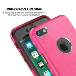 IPhone SE (4.7") Case, Punkcase Galactic 2.0 Series Ultra Slim Protective Armor TPU Cover [Pink] -Phone Vibe Shop raised bevel galactic 2 b973bc8b 58cb 43b9 ab8a 5aec6c6221ac