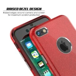 IPhone SE (4.7") Case, Punkcase Galactic 2.0 Series Ultra Slim Protective Armor TPU Cover [Red] -Phone Vibe Shop raised bevel galactic 2 bfa7671d de41 41b5 bab8 f6e20e1e886d