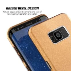 Galaxy S8 Plus Case, Punkcase Galactic 2.0 Series Ultra Slim Protective Armor TPU Cover [Gold] -Phone Vibe Shop raised bevel galactic 2 f907a529 6b66 41e8 b891 4ca6ab4fea10