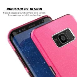 Galaxy S8 Plus Case, Punkcase Galactic 2.0 Series Ultra Slim Protective Armor TPU Cover [Pink] -Phone Vibe Shop raised bevel galactic 2 fd69f6dd bf86 420d 96ba 75764a11b2e2