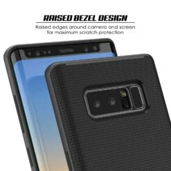Galaxy Note 8 Case, PunkCase [Stealth Series] Hybrid 3-Piece Shockproof Dual Layer Cover [Non-Slip] [Soft TPU + PC Bumper] With PUNKSHIELD Screen Protector For Samsung Note 8 [Grey] -Phone Vibe Shop raised bezel stealth Galaxy Note 8 2f9fbd73 eccb 4e24 bac1 12802d99d5d3