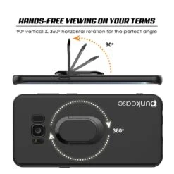 Galaxy S8 PLUS, Punkcase Magnetix Protective TPU Cover W/ Kickstand, Screen Protector [Black] -Phone Vibe Shop s84 6c33aa7f fb44 4843 8369 3052a92a52bc