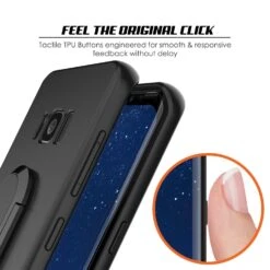 Galaxy S8 PLUS, Punkcase Magnetix Protective TPU Cover W/ Kickstand, Screen Protector [Black] -Phone Vibe Shop s87 1c7a52b6 6234 4efa 867f 12875e275d7c