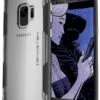 Galaxy S9 Clear Protective Case | Cloak 3 Series [Black] -Phone Vibe Shop samsung galaxy s9 clear protective shockproof armor case cover black 001