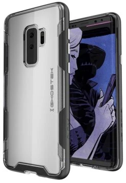 Galaxy S9+ Plus Clear Protective Case | Cloak 3 Series [Black]