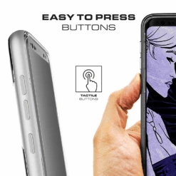 Galaxy S9+ Plus Clear Protective Case | Cloak 3 Series [Black] -Phone Vibe Shop samsung galaxy s9 plus s9 clear protective shockproof armor case cover black 5