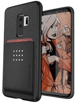 Galaxy S9+ Protective Wallet Case | Exec 2 Series [Black]