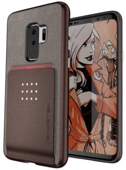 Galaxy S9+ Protective Wallet Case | Exec 2 Series [Brown]
