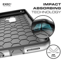 Galaxy S9+ Protective Wallet Case | Exec 2 Series [Red] -Phone Vibe Shop samsung galaxy s9 plus wallet card case shockproof armor magnetic mount cover red 005