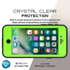 IPhone 8 Waterproof Case, Punkcase [Light Green] [StudStar Series] [Slim Fit][IP68 Certified][Dirt/Snow Proof] -Phone Vibe Shop screen studstar iphone 7 4681ec58 735c 4b7f afcc cacfd49c15b1
