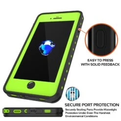IPhone 7+ Plus Waterproof IP68 Case, Punkcase [Light Green] [StudStar Series] [Slim Fit] [Dirtproof] -Phone Vibe Shop secure studstar iphone 7plus 2b18b000 7183 45d5 8e2b f9e81927b903