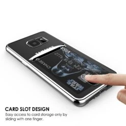 Galaxy S7 EDGE Case, PUNKCASE® LUCID Silver Series | Card Slot | SHIELD Screen Protector | Ultra Fit -Phone Vibe Shop sliding carD 9dcc883f 505e 4e4f 8a89 bf1fc3401883