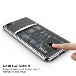 IPhone SE (4.7") Case, PUNKCASE® LUCID Silver Series | Card Slot | SHIELD Screen Protector | Ultra Fit 11 IPhone SE (4.7") Case, PUNKCASE® LUCID Silver Series | Card Slot | SHIELD Screen Protector | Ultra Fit -Phone Vibe Shop sliding card lucid iphone 7 7734e29d da2b 4ce8 8ef0 2f9a4a8d26b5