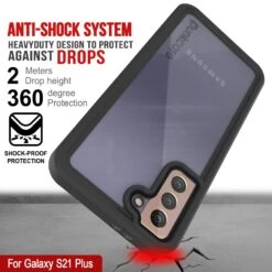 Galaxy S21+ Plus Water/Shock/Snowproof [Extreme Series]Screen Protector Case [Teal] -Phone Vibe Shop teal 3