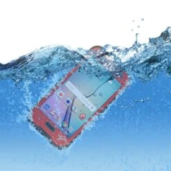 Galaxy S6 Waterproof Case, Punkcase SpikeStar Red Water/Shock/Dirt/Snow Proof | Lifetime Warranty -Phone Vibe Shop underwater 9eb05ff6 650e 480f b46d da714de03b35