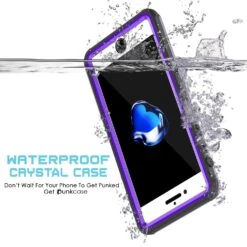 Apple IPhone 8 Waterproof Case, PUNKcase CRYSTAL Purple W/ Attached Screen Protector| Warranty 11 Apple IPhone 8 Waterproof Case, PUNKcase CRYSTAL Purple W/ Attached Screen Protector| Warranty -Phone Vibe Shop underwater crystal iphone 7 d1d5a591 5717 4bde ba8f dbb05c3813ee