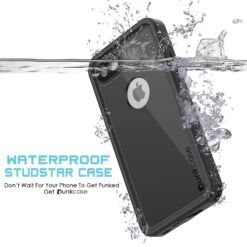 IPhone SE (4.7") Waterproof Case, Punkcase [Black] [StudStar Series] [Slim Fit] [IP68 Certified][Dirtproof] [Snowproof] -Phone Vibe Shop underwater studstar iphone 7 e7bd27b3 6f05 48d7 aaf5 56865ae8a74f