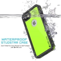 IPhone 8 Waterproof Case, Punkcase [Light Green] [StudStar Series] [Slim Fit][IP68 Certified][Dirt/Snow Proof] -Phone Vibe Shop underwater studstar iphone 7 eba079fd b50b 4f54 99a7 1fa9b033da06
