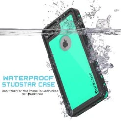IPhone 7+ Plus Waterproof IP68 Case, Punkcase [Teal] [StudStar Series] [Slim Fit] [Dirtproof] -Phone Vibe Shop underwater studstar iphone 7plus 37b3fefc 0499 40f4 adec be8072518c5a