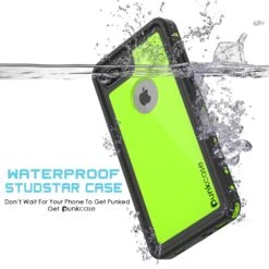 IPhone 7+ Plus Waterproof IP68 Case, Punkcase [Light Green] [StudStar Series] [Slim Fit] [Dirtproof] -Phone Vibe Shop underwater studstar iphone 7plus 65113c11 fcae 4be1 a7d5 00a23a6f48c7