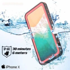 IPhone X Waterproof IP68 Case, Punkcase [Purple] [StudStar Series] [Slim Fit] [Dirtproof] -Phone Vibe Shop underwater studstar iphone8 1 c758299c 9aa5 46d2 bd3e a7d2095acecc