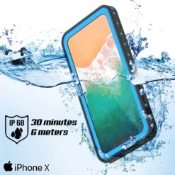 IPhone X Waterproof IP68 Case, Punkcase [Purple] [StudStar Series] [Slim Fit] [Dirtproof] -Phone Vibe Shop underwater studstar iphone8 3 b590ec0c d3e9 49de 92da d7c9ad43560d