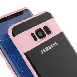 Galaxy S8 Plus Case, Punkcase [MASK Series] [PINK] Full Body Hybrid Dual Layer TPU Cover W/ Protective PUNKSHIELD Screen Protector -Phone Vibe Shop vew clear samsung s8 e7fbf874 4384 45b0 999b 55b2bcebb6e2
